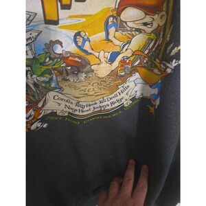 Hoodie men's outerbanks vintage brew thru size 2xl